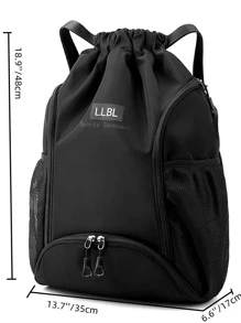 Túi đeo chéo nhỏ in họa tiết, dây rút, dành cho nam, kiểu dáng thời trang, chất liệu vải canvas, thiết kế đơn giản và đa năng, phù hợp cho các hoạt động hàng ngày, đi làm, mua sắm, du lịch ngoài trời và nhiều dịp khác. Túi đi biển, quà tặng Valentine, túi du lịch. - màu đen - Xem 7