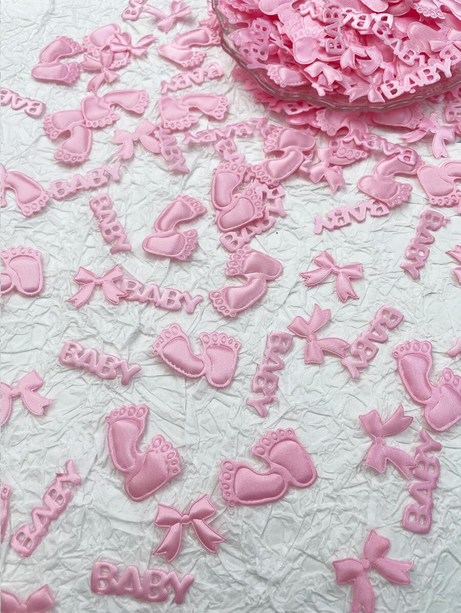 100pcs Bow & Letter Design Throwing Confetti,Christmas SHEIN ASIA