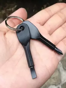 2pcs Multifunction Screwdriver, Tools For Men - Black - View 1