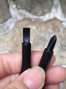 2pcs Multifunction Screwdriver, Tools For Men - Black - View 5