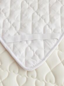 1入組素色防水床墊 - 白色 - 查看 3