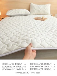 1入組素色防水床墊 - 白色 - 查看 2