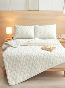 1入組素色防水床墊 - 白色 - 查看 5