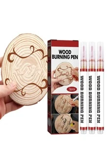 3pcs Chemical Wood Burning Pen - Multicolor - View 1