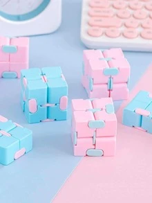 1pc Random Magic Cube Design Toy - Multicolor - View 3