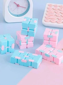 1pc Random Magic Cube Design Toy - Multicolor - View 4