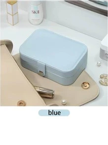 1pc Multi-grid Jewelry Storage Box - Blue - View 5