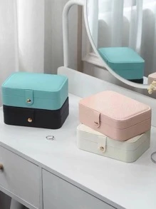 1pc Multi-grid Jewelry Storage Box - Blue - View 2