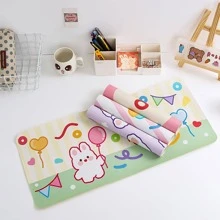 卡通兔子圖案鼠標墊