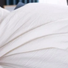 Bộ 2 vỏ gối lót len trắng + ruột gối, vỏ gối len 3 lớp thoáng khí tối giản kèm ruột gối, dùng trong nhà. - trắng - Xem 3
