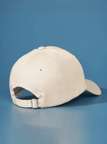 1 Mũ bóng chày nam có thêu chữ - Màu be - Xem 4