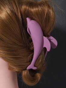 2 chiếc kẹp tóc thiết kế cá heo - Nhiều màu - Xem 1