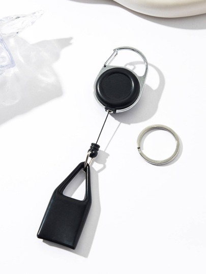 1pc Men Geometric Charm Fashionable Keychain For Key Decoration Casual Car Accessories Bag Charm School Cute Goth Y2k Bag Accessories Lanyards With Id Holder Car Accessories Bag Charms Christmas Gift