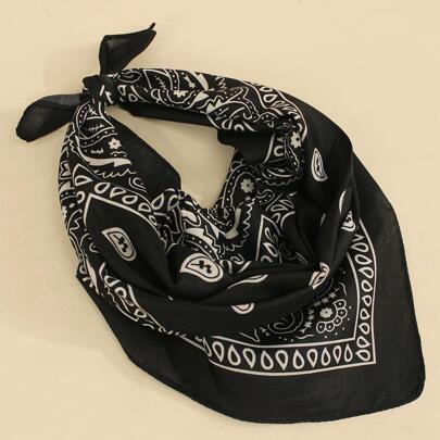 1pc Women Accessories Fashion Women Paisley Pattern Fashionable Bandana For Dress Decoration Bandana,Hair Band,Head Band Ideal For Dressing Up Your Look