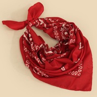 1pc Vrouwen Paisley Patroon Modieuze Bandana Voor Jurk Decoratie Vrouwen Hoofddoek, Western Stijl Accessoires
