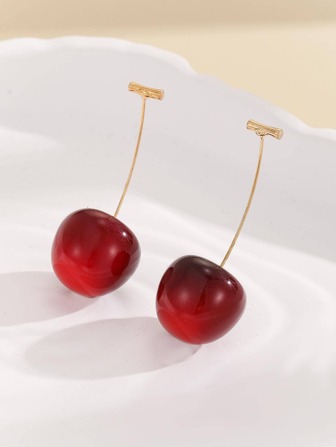 櫻桃耳墜