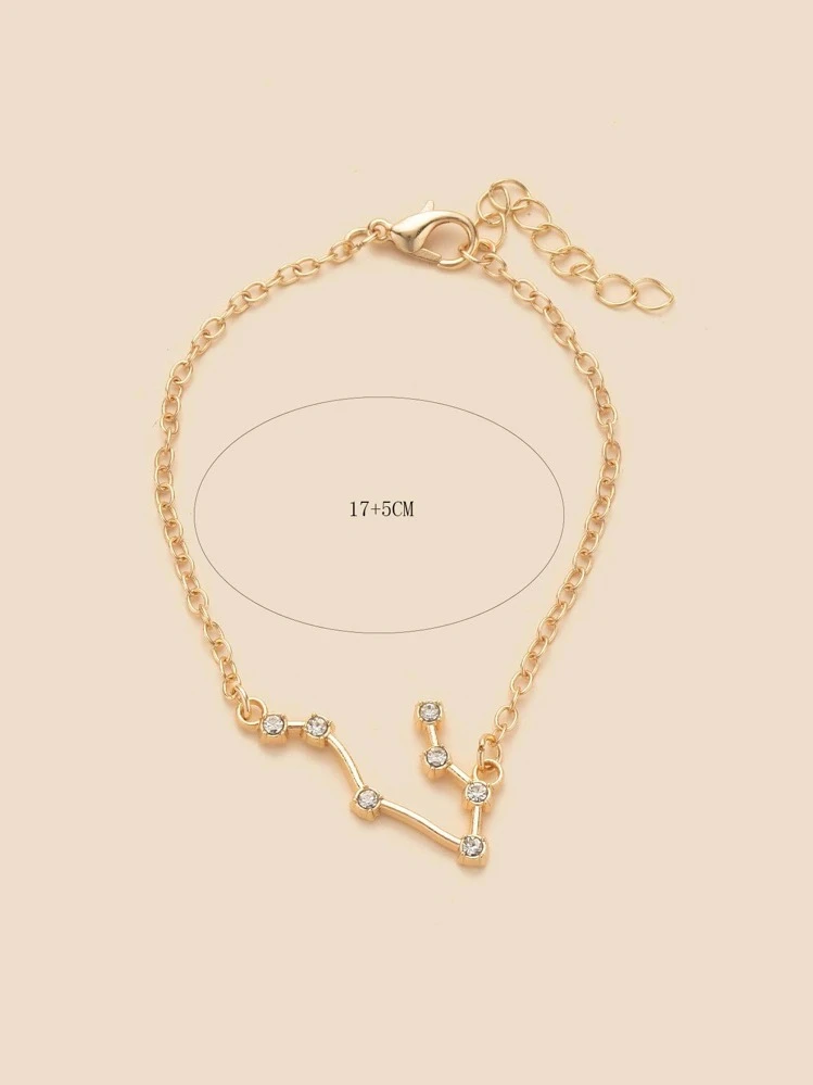 12 Constellation Decor Bracelet - Yellow Gold - View 4