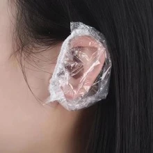 200pcs Disposable Shower Waterproof Ear Protector Cover - Clear - View 7