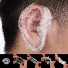 200pcs Disposable Shower Waterproof Ear Protector Cover - Clear - View 2
