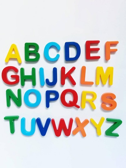 26pcs Alphabet Shaped Fridge Magnet Random Color Best Gifts Birthday Graduation