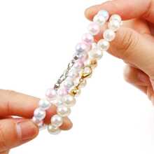 1套時尚鋅合金跳環和開口環和龍蝦扣適合女士DIY首飾製作 - 銀色 - 查看 5