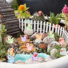 6/20/30 Cái Màu Ngẫu Nhiên Polyresin Dễ Thương Phát Sáng Trong Bóng Tối Hoạt Hình Vịt Thiết Kế Tự Làm Phụ Kiện Trang Sức Dành Cho Nữ Cho Tự Làm Trang Sức Làm - Nhiều màu - Xem 2