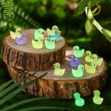6/20/30 Cái Màu Ngẫu Nhiên Polyresin Dễ Thương Phát Sáng Trong Bóng Tối Hoạt Hình Vịt Thiết Kế Tự Làm Phụ Kiện Trang Sức Dành Cho Nữ Cho Tự Làm Trang Sức Làm - Nhiều màu - Xem 5