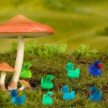 6/20/30 Cái Màu Ngẫu Nhiên Polyresin Dễ Thương Phát Sáng Trong Bóng Tối Hoạt Hình Vịt Thiết Kế Tự Làm Phụ Kiện Trang Sức Dành Cho Nữ Cho Tự Làm Trang Sức Làm - Nhiều màu - Xem 6