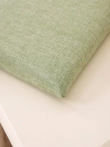 1pc Solid Color Skin-friendly Comfortable Breathable Detachable Seat Cushion - Green - View 4