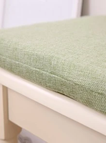 1pc Solid Color Skin-friendly Comfortable Breathable Detachable Seat Cushion - Green - View 5