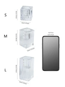 1 giá đỡ nến trong suốt - Trong sáng - Xem 5