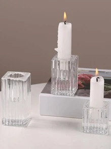1 giá đỡ nến trong suốt - Trong sáng - Xem 2