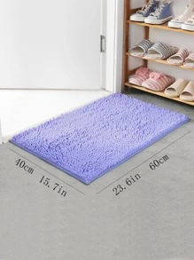 1 Thảm Chenille thấm hút & chống trượt, thích hợp cho phòng ngủ/nhà bếp/phòng khách/phòng tắm/thảm cửa ra vào - Lạc đà - Xem 9