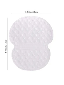 10 piezas Pegatina desechable axila sudor absorbente - Blanco - Ver 3