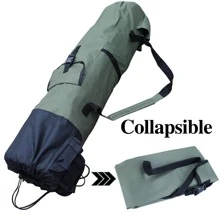 Fishing Rod Carrier Fishing Reel Organizer Pole Storage Bag for Fishing and Traveling,A Gift for Family Father, Daughter and Friends - xanh quân đội - Xem 4