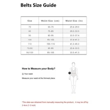 1pc Women Square Buckle Belt Summer, School Fall, Autumn, Halloween - Black - View 4