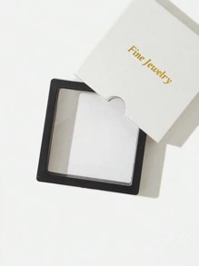 鋯石裝飾925純銀戒指,婚禮訂婚新娘珠寶飾品 - 銀色 - 查看 4