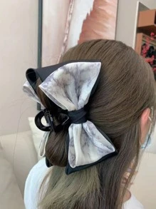 蝴蝶結裝飾髮爪 - 彩色 - 查看 4