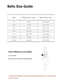 Thắt lưng khóa chữ - màu đen - Xem 4