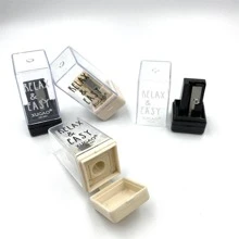 2 Chiếc Đồ Gọt Bút Chì Khẩu Hiệu Đồ Họa, Tối Giản Đa Năng Cơ Bản Trường Học Gọt Bút Chì Cho Học Sinh - Nhiều màu - Xem 3