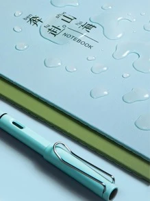 1pc Random Color Notebook, Creative Multi-purpose Journal Notebook For School Student - Baby Blue - View 8