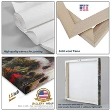 3 Panels Nordic Style Abstract Canvas Wall Art Mountain Landscape Art Prints Sun Nature Poster for Living Room Bedroom Modern Home Decor Ready to Hang - 藝術品-01 - 查看 7