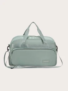 1 Ngoài Trời Nylon Chống Thấm Nước Thể Thao Túi Tập Gym Nam Nữ Huấn Luyện Tập Thể Hình Túi Xách Du Lịch - màu xanh lá - Xem 1