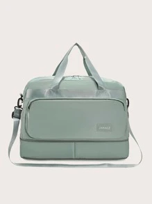 1 Ngoài Trời Nylon Chống Thấm Nước Thể Thao Túi Tập Gym Nam Nữ Huấn Luyện Tập Thể Hình Túi Xách Du Lịch - màu xanh lá - Xem 2