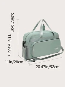 1 Ngoài Trời Nylon Chống Thấm Nước Thể Thao Túi Tập Gym Nam Nữ Huấn Luyện Tập Thể Hình Túi Xách Du Lịch - màu xanh lá - Xem 3