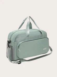 1 Ngoài Trời Nylon Chống Thấm Nước Thể Thao Túi Tập Gym Nam Nữ Huấn Luyện Tập Thể Hình Túi Xách Du Lịch - màu xanh lá - Xem 4