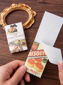 1set Figure Graphic Memo Paper Back To School - Multicolor - View 2