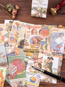 1set Figure Graphic Memo Paper Back To School - Multicolor - View 1