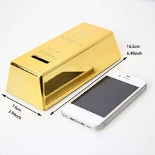 1pc Solid Color Money Box - Gold - View 4