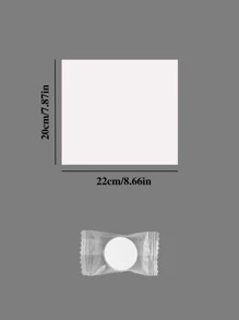 1 set Toalla de cara desechable compresión - Blanco - Ver 2